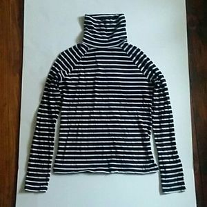 Forever 21 Striped Turtle Neck SZ M